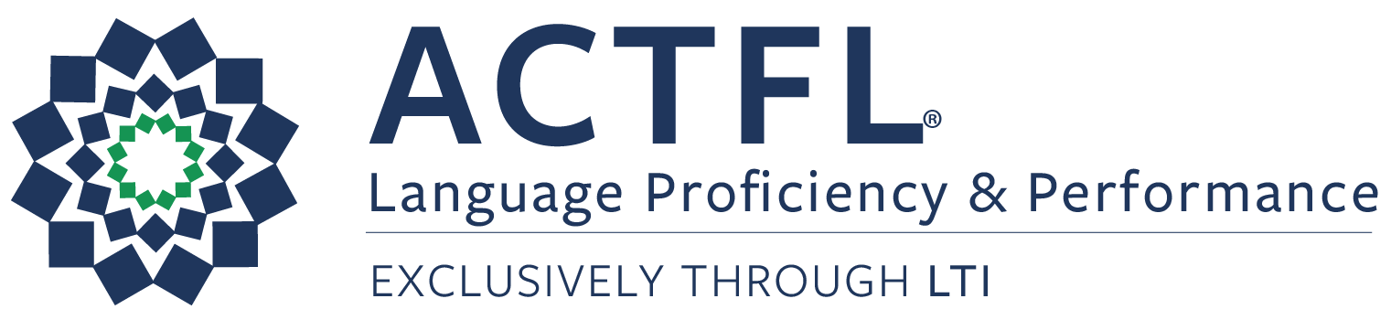 ACTFL and LTI co-branded logo